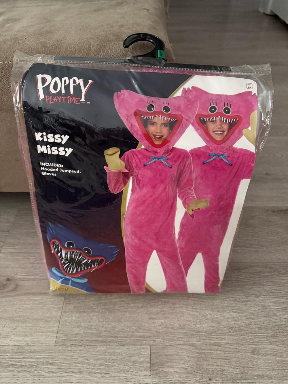 Spirit Halloween Poppy Playtime Kissy Missy Costume Teen Jumpsuit Kids Large